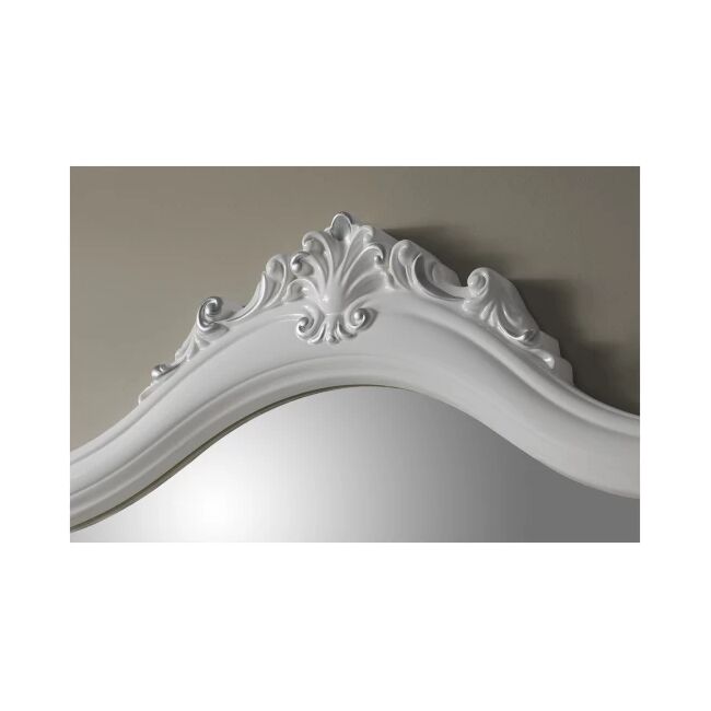 Dormitor Luisa, Alb, Pat 160x200 cm, Dulap cu 4 usi, Comoda, 2 Noptiere